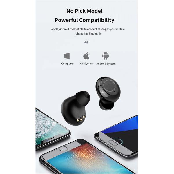 40mAH Power Bank Earbuds BT5.0 Wireless Earphones For Running