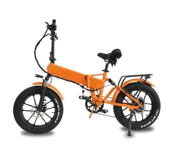 20 Inch 7 Speed Fat Tire Folding Ebike 750W With LCD Display And Lithium Battery