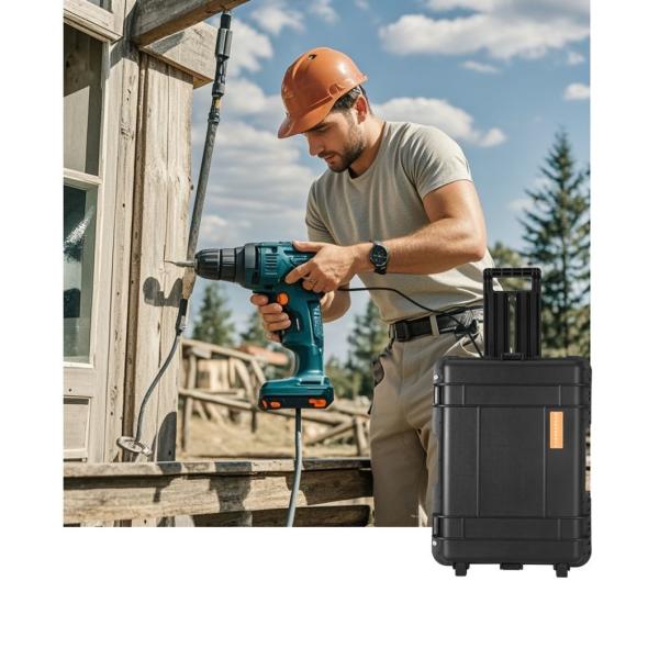 3000W Pure Sine Wave Outdoor Portable Generator for Customizable Communication and Camping