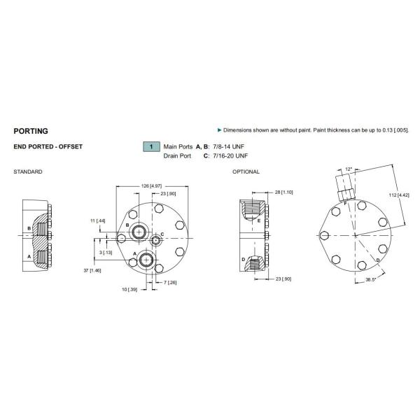 Medium Duty Drive Engines Orbit Hydraulic Motor For Wheel Drives Augers Mixers Winch Drives