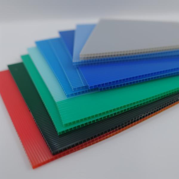 White Color Corrugated Plastic Sheets 4x8 PP Corflute 14mm