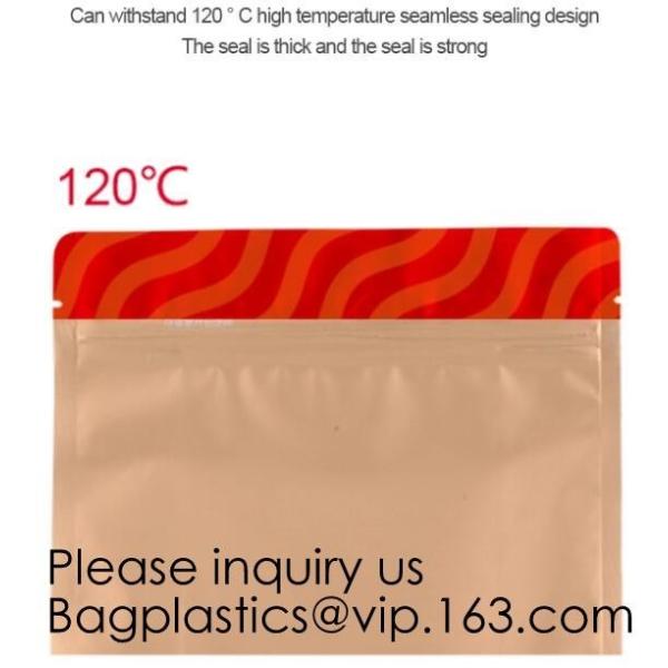 Aluminum Foil Medicine Weed Seeds Packaging bag with Zip Lock,Barrier Stand up Plastic Food Packaging Bag Retort Pouch f