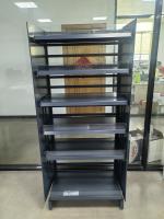 Grey adjustable ladder rack 1650X700X370
