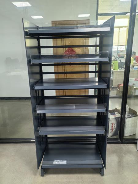 Grey adjustable ladder rack 1650X700X370