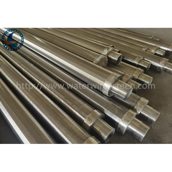 AISI 304 Profile Wire Downhole Slotted Tube For Geothermal Wells