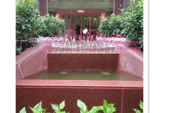 Upright Stainless Steel Water Fountain Project With 2 Circle Rounds Of Adjustable Mixed Air Nozzles
