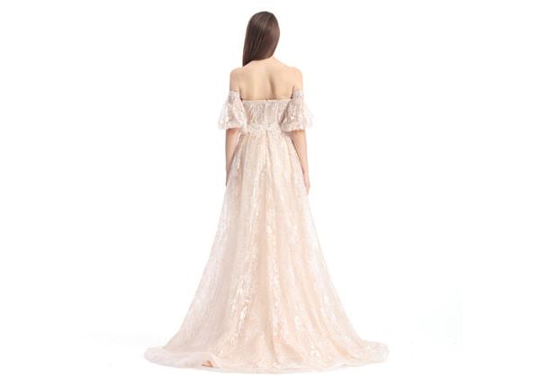 Separate Sleeve Sweet Heart Evening Dresses For Muslim Ladies Short Balloon Sleeve