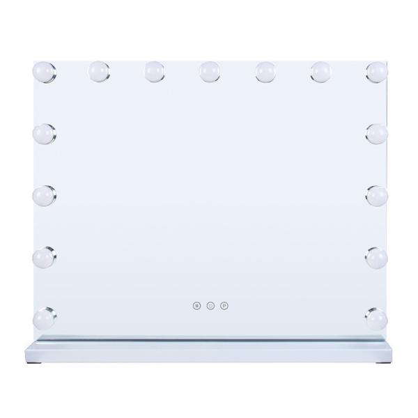 Large Hollywood Mirror And Lights 50x Magnifying For Home Makeup