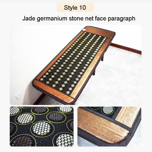 Function Heating Treatment Massager with Colorful Far Infrared Stone Medical Therapy Mat and Home Care Ray