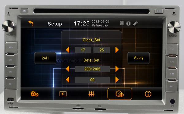 ouchuangbo 2 din car kit bluetooth for VW Sharan multimedia autoradio navigatie media player OCB-7009