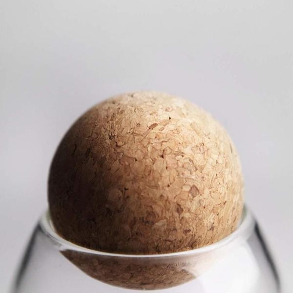 Airtight Seal Wooden Jar Lid Wood Ball Lids Food Storage Canister For Tea Coffee