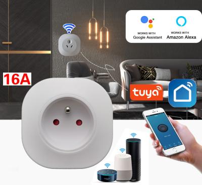 16A 20A Smart Light Socket Voice Activated Wireless Electric Socket Overload Protection