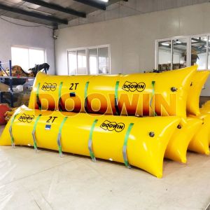 Yellow Red Elongated Float Bags High Strength For Underwater Air Lift