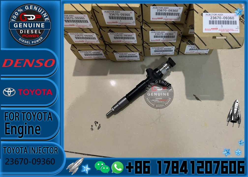 0950008740 Common Rail 2KD Diesel Injector 23670-09360 095000-8740 for Toy-ota Hilux 2.5D 2KD-FTV