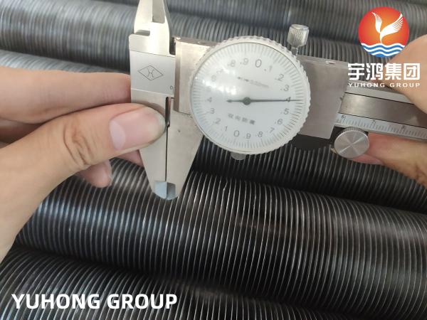 ASME SA179 Type G Tubes à nageoires spirales intégrées à haute conductivité thermique pour préchauffage d'air