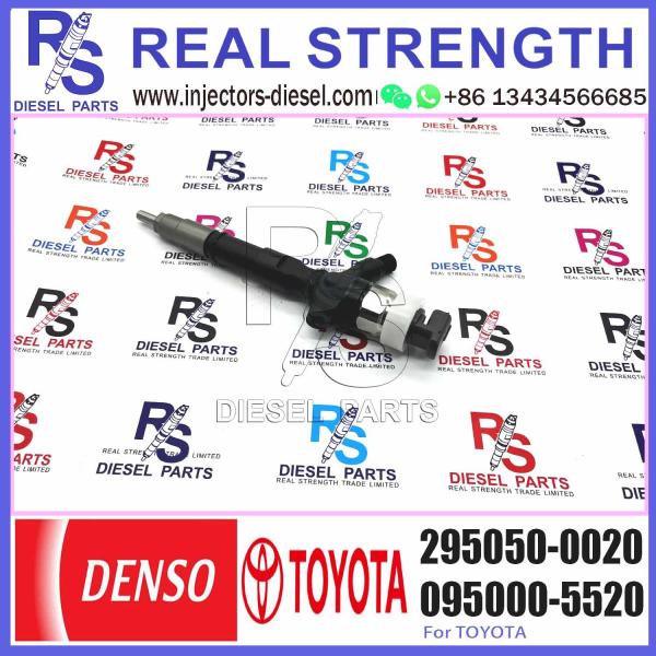 Diesel Fuel Common Rail Injector 295050-0020 For Toyota 1KD 2KD 23670-30190 23670-0020