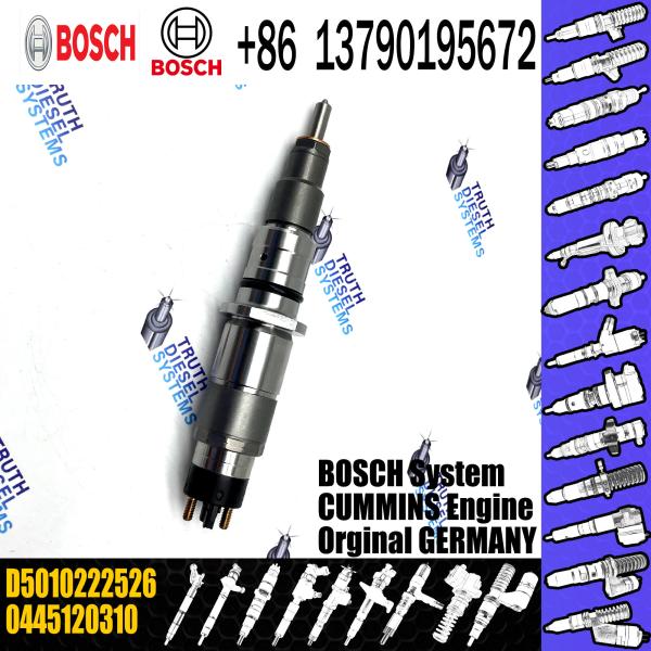 Fuel injector 0445120310 For Gummins  D5010222526