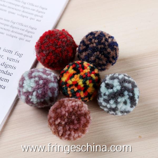 Wholesale Colorful DIY Multicolored Pom Pom Ball For Hat Costume Christmas Decoration