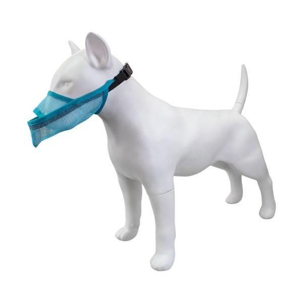 O animal de estimação de nylon falsificado do cão açaima a anti mordida Mesh Dog Muzzle exterior