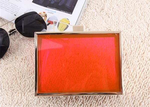 Shoulder Small Evening Acrylic Clutch Bag Colorful Women Ladies Handbags