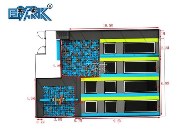 Indoor Playground Equipment Children Zone Indoor Trampoline Park For Sale