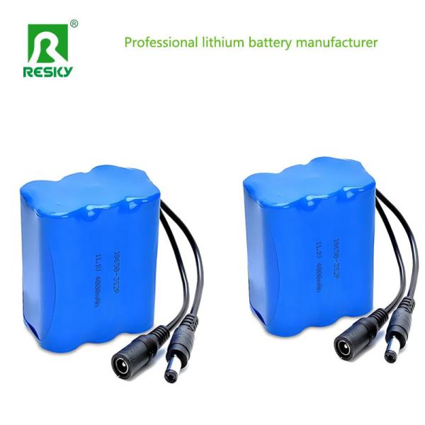 Power Li-ion Battery Pack 11.1V 4000mAh 5200mAh 18650 44.4wh Lithium Ion Batteries For Beauty Device