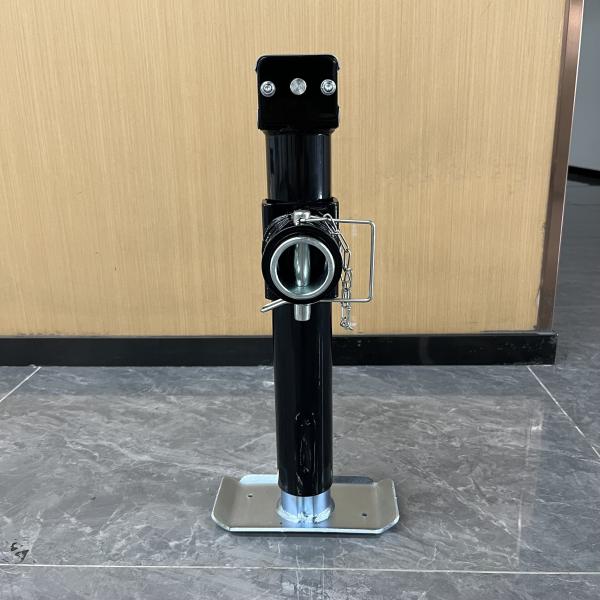 Pipe Mount Swivel Trailer Jack Stands 2,000lbs Capacity Side Wind