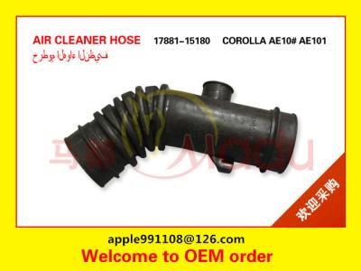 Black Air Cleaner Hose , Toyota Corolla Air Intake Hose 17881-15180