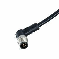 Rigoal PVC PUR M12 Waterproof Connector Male Female Battery Welding M12 Wires Connector