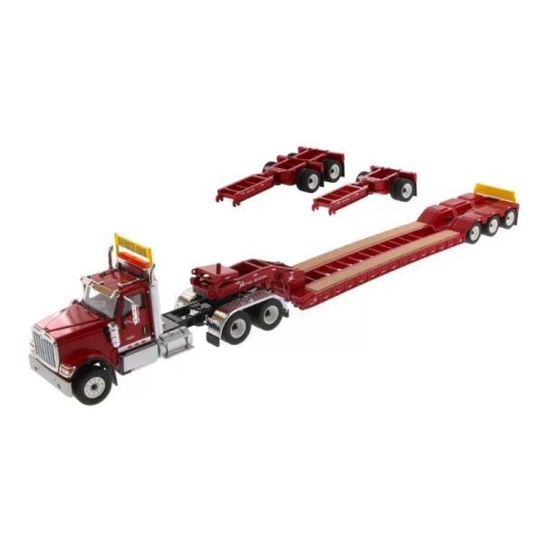 Diecast Masters International Flatbed Truck DM REMORQUE Tête de conteneur en alliage Modèle 71016 Échelle 1:50