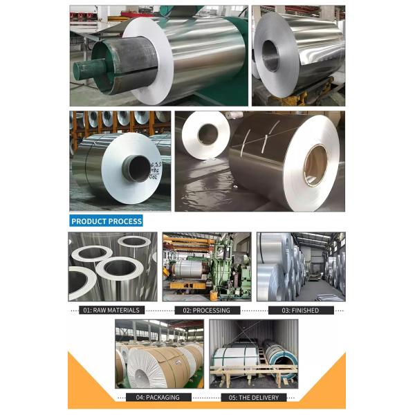 Astm 1050 1100 Aluminum Coil Mill Finish Heat Resistant