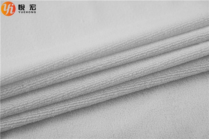 Antibacterial Terry Cloth Waterproof Fabric 210cm 100% Polyester Outdoor Terry