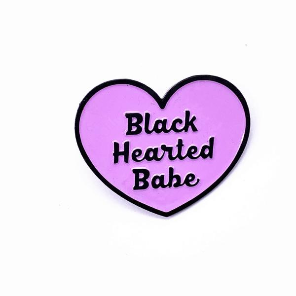 1 Inch 1.5 Inch Soft Enamel Lapel Pins Metal Heart Logo Custom Epoxy Lapel Pin