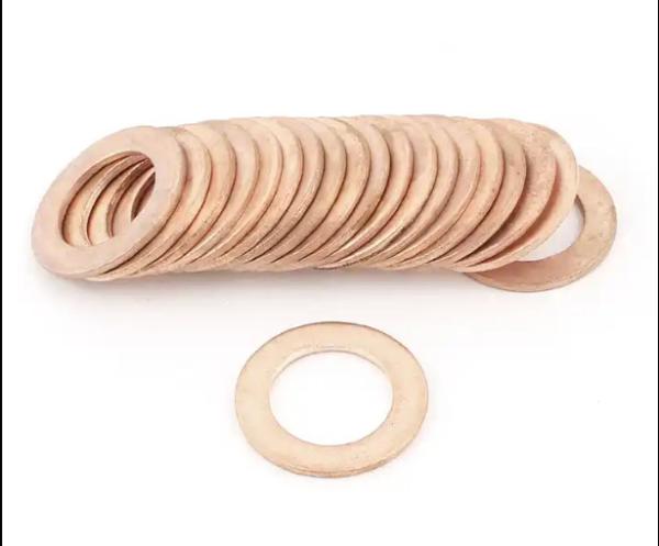 Industrial Strength Metal Washers Copper Nickel Gaskets For High Heat Applications Customized Size