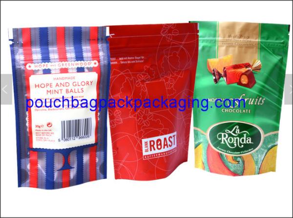 Aluminium stand up pouch, doypack zipper pack bag for liquid 500 ml