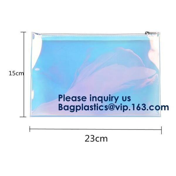 Eva Clear Vinyl Makeup Cosmetic Bag , Cosmetic Travel Bag Promotional Printing,Embroidery,Metal Plate Thermal Transfer