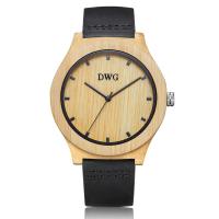 Aprisa proporcione directamente el color modificado para requisitos particulares los relojes de madera del grano de los hombres, diseño simple