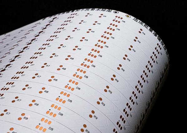 LED 5050 single color UL E477885 5050 15Light beats per pieces,size:10*503mm,12V double-sided Board white film FPCB  SMT