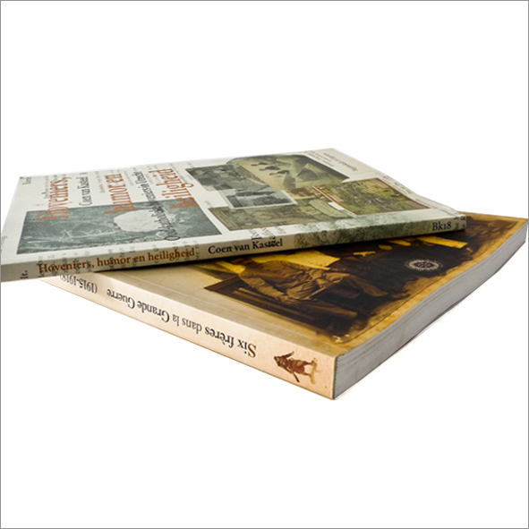 Offset paper, white card paper, white with grey cardboard paper Softcover Book