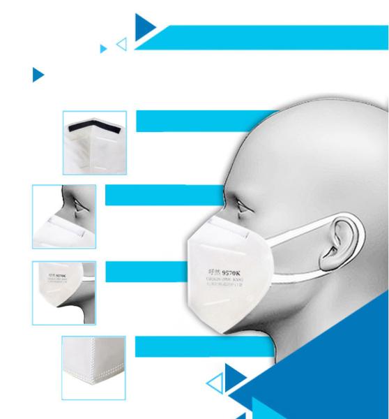Single Use KN95 Medical Protective Mask Multiple Layer Filter High Breathability