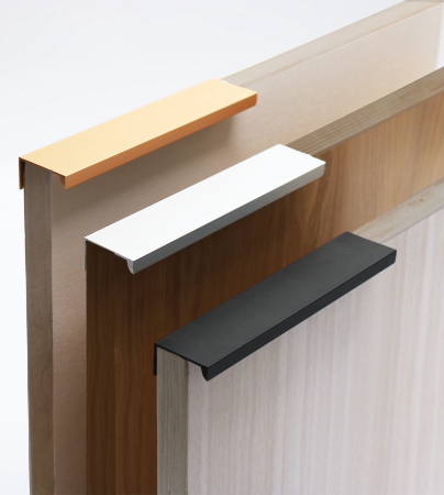 Customized Aluminum Edge Handle Furniture Hardware Kitchen Cabinet Door Handles