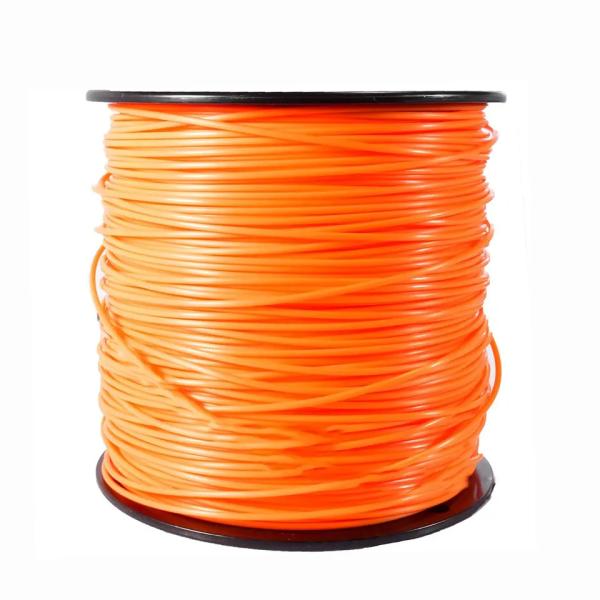 Round 2.6mm 0.102'' 1kg Nylon Trimmer Line Spool Grass Trimmer Line