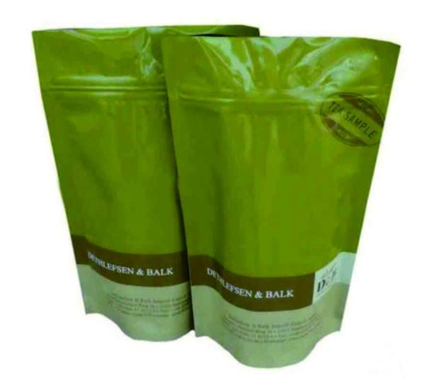 Stand up zip kraft paper food bag , food vacuum bag rolls , food bag rope
