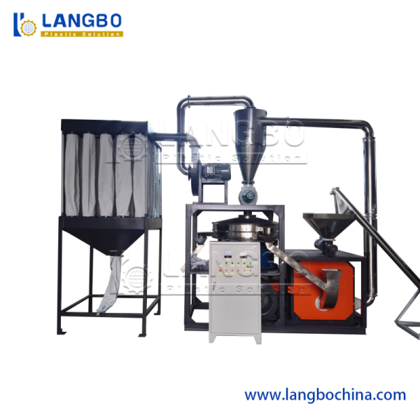 Waste Plastic PVC Mill Pulverizer Grinder Machine Plastic Milling Machinery PVC Material Recycling Machine Plastic Grinding Pulverizer