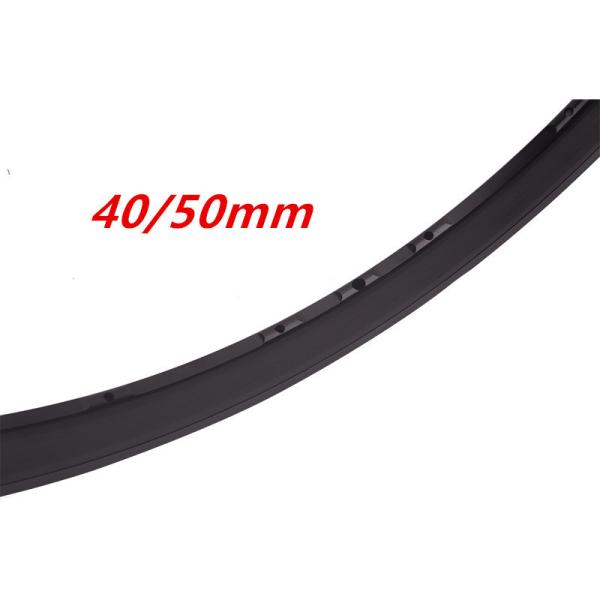 Double Wall Road Cycling Rims 40mm Depth Clincher Spokes 16H C / V Brake Wheel For Road Biking