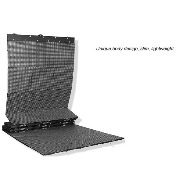 4000 Nits Foldable Flexible LED Display For Stage Rental / Commercial Advertising
