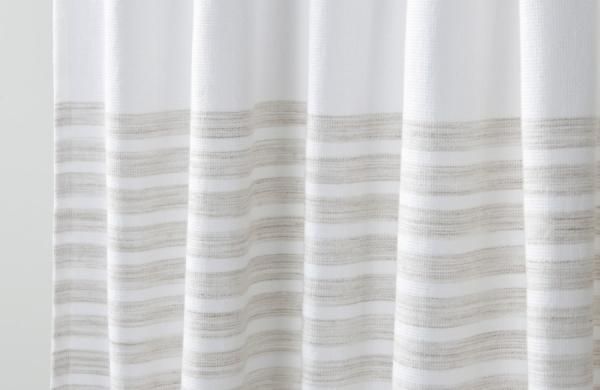 OEM Polyester Shower Curtain 72X72 White Cotton Shower Curtain