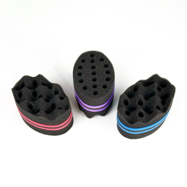 OEM  Kids Oval Hair Sponge Brush Soft Curl Sponge For Children