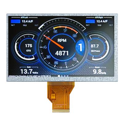 Affichage LCD TFT de 7 pouces avec résolution 800*480 et luminosité de 250 nits