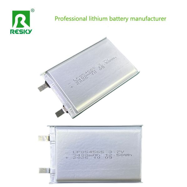 Power Lithium Cell 3.7V 3400mAh 12.58wh Solar Lithium Ion Polymer Battery Pack